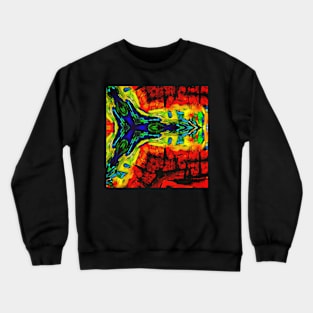 Spaceship - Pattern Crewneck Sweatshirt